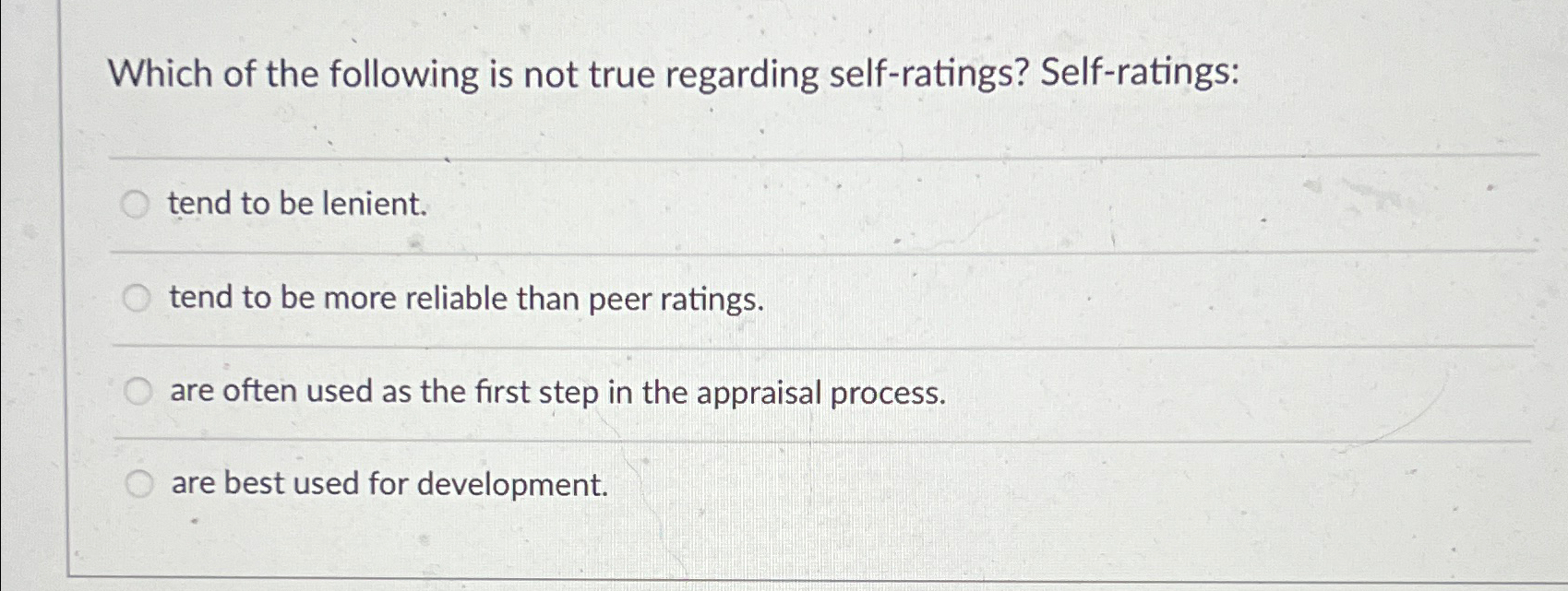 Solved Which of the following is not true regarding