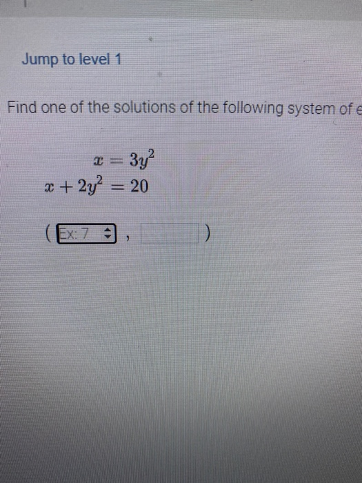 Solved Jump to level 1 Find one of the solutions of the | Chegg.com