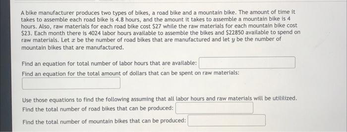 cost of bike assembly