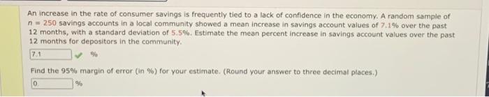 Solved An increase in the rate of consumer savings is | Chegg.com