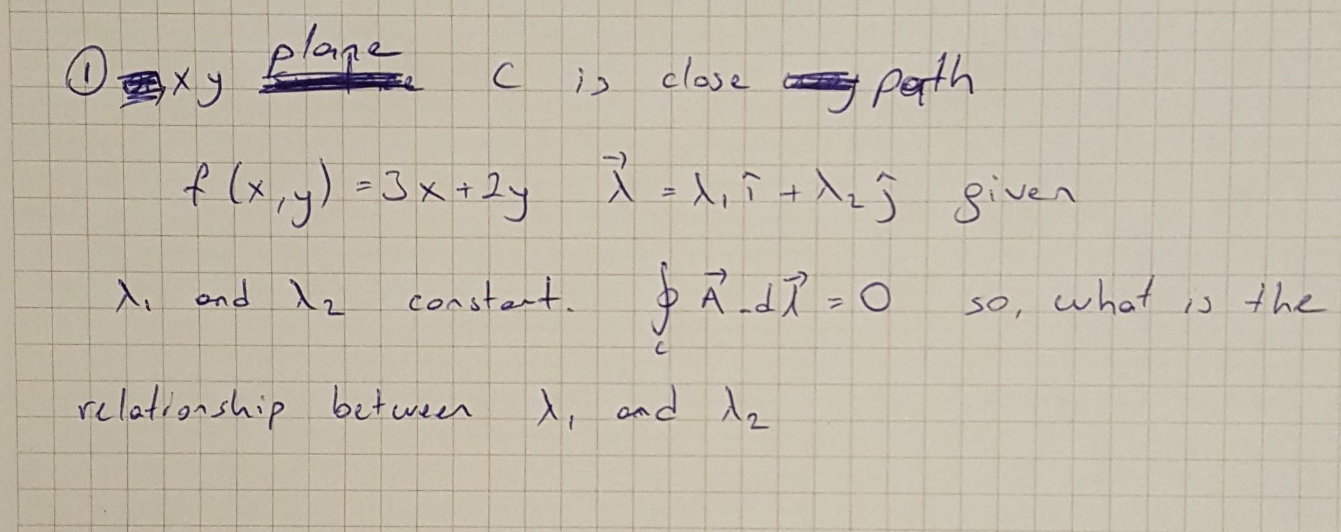 Solved Exy Plane S C B Close Path F X Y 3x 2y L Chegg Com