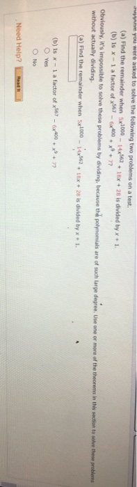 Solved you were asked to solve the following two problems on | Chegg.com