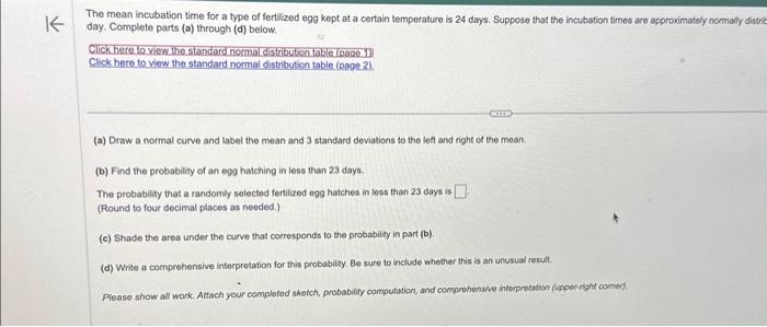 Standard Normal Distribution Table (page 