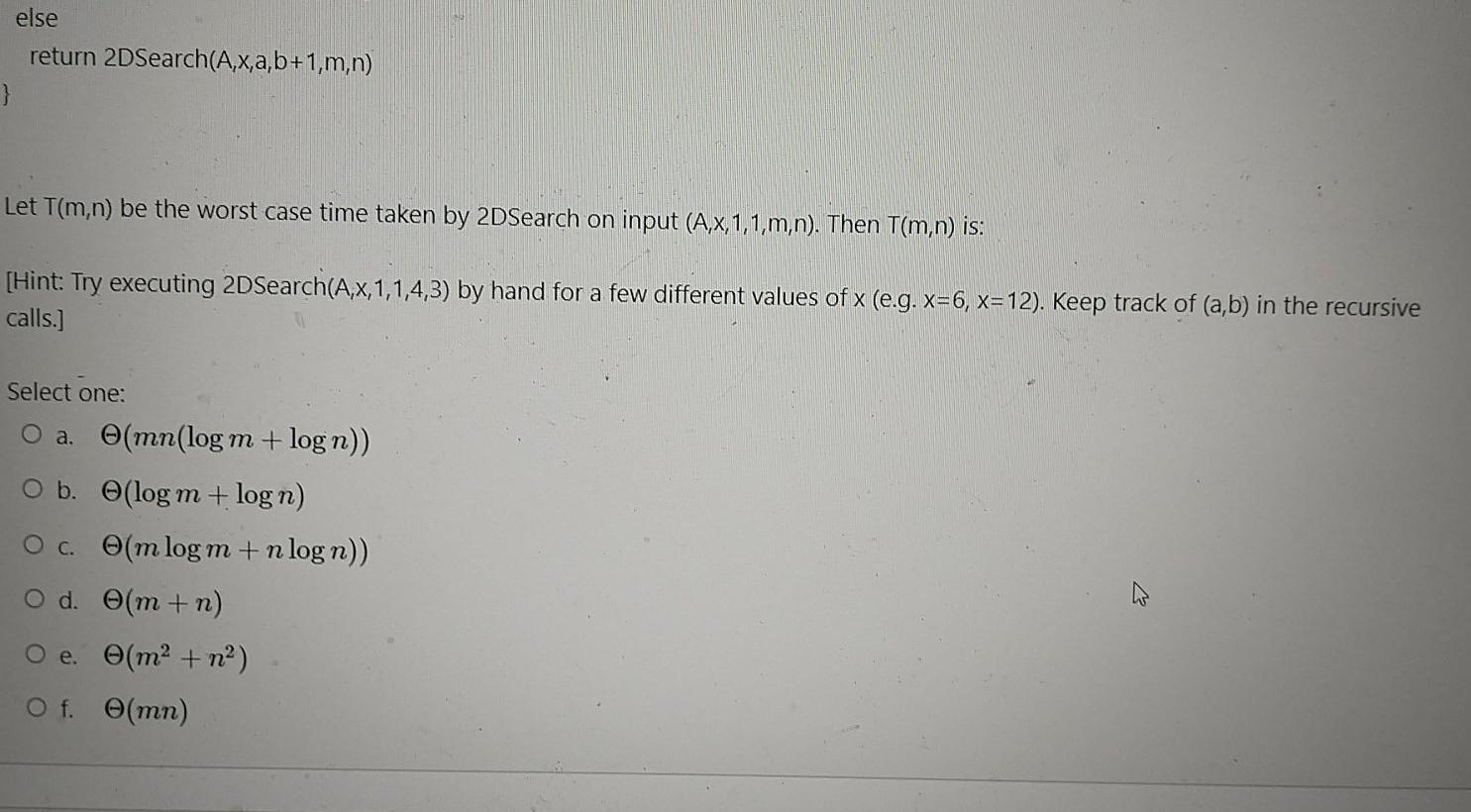 Solved The following algorithm computes nd, where d e N. | Chegg.com
