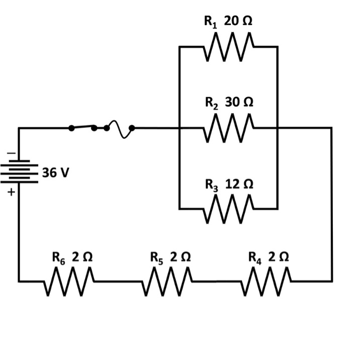 Solved Calculate the voltage drop across the group of | Chegg.com