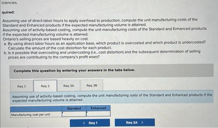 Solved PR 5-46 (Static) Part 1 Top management is very | Chegg.com