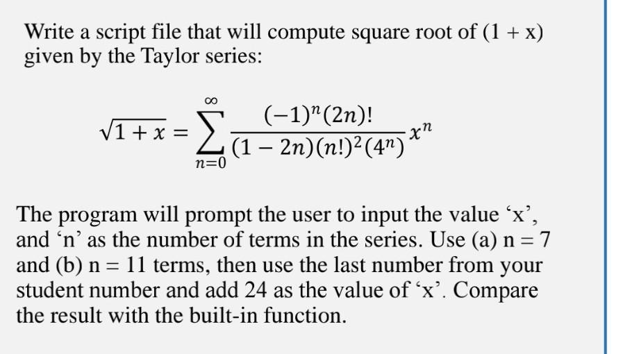 solved-write-a-script-file-that-will-compute-square-root-of-chegg