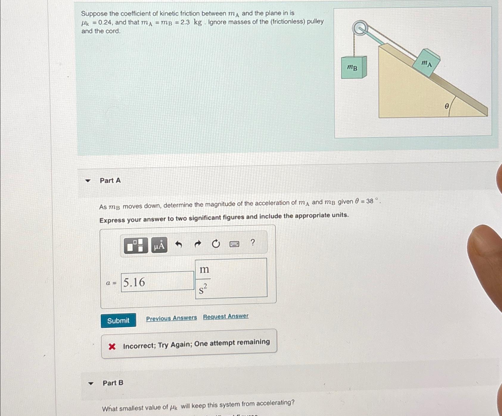 Solved Suppose the coefficient of kinetic friction between | Chegg.com