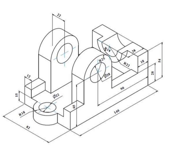 Solved make this 3d sketch using solidworks and showing all | Chegg.com