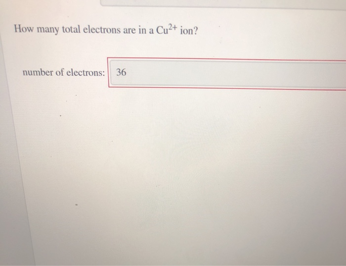 number of electrons in cu ion