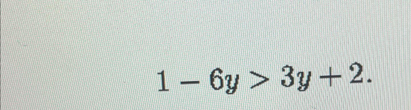 solve the inequality 3y 6 15 for y