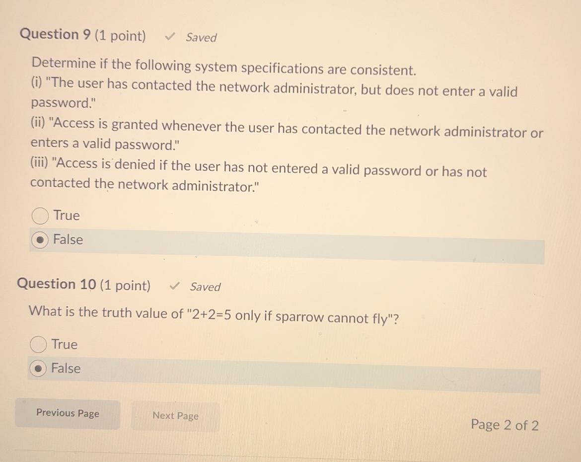 Solved Question 9 (1 ﻿point) ﻿SavedDetermine If The | Chegg.com