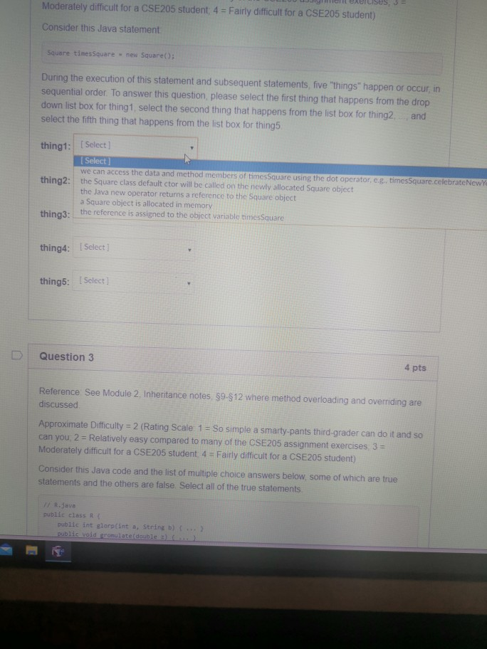 Solved Reference. See Module 1. Objects and Classes notes | Chegg.com