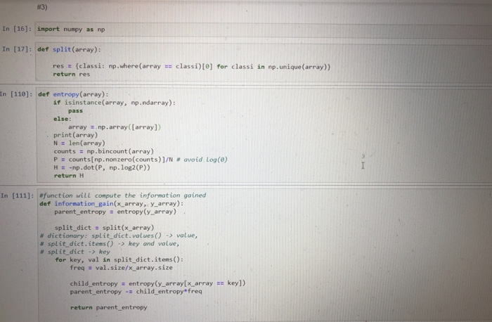 Solved Python in Anaconda for Data ScienceI am making a code | Chegg.com