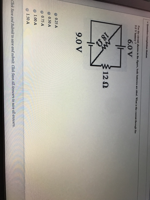Solved Question Completion Status For the circuit shown in | Chegg.com