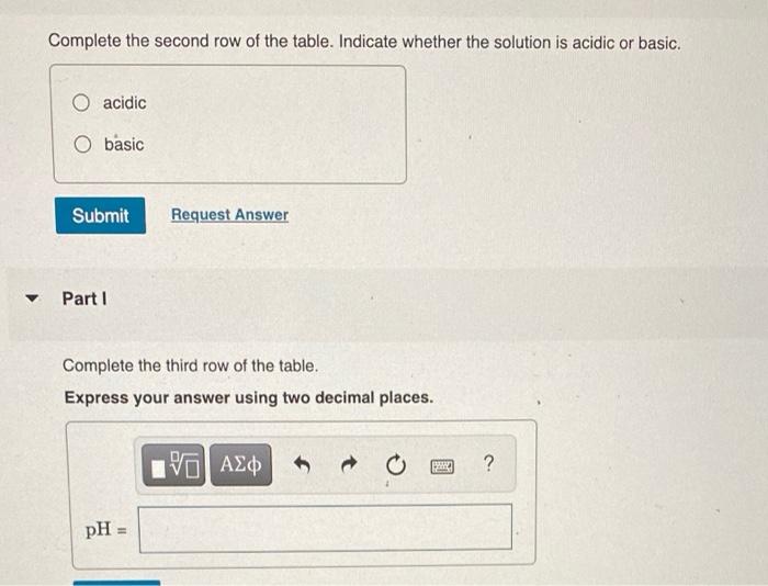 Solved Complete the following table by calculating the | Chegg.com