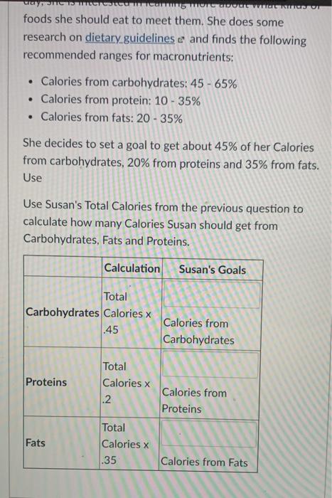 Solved Step 1 - Calculate Basal Metabolic Rate (BMR) On The | Chegg.com