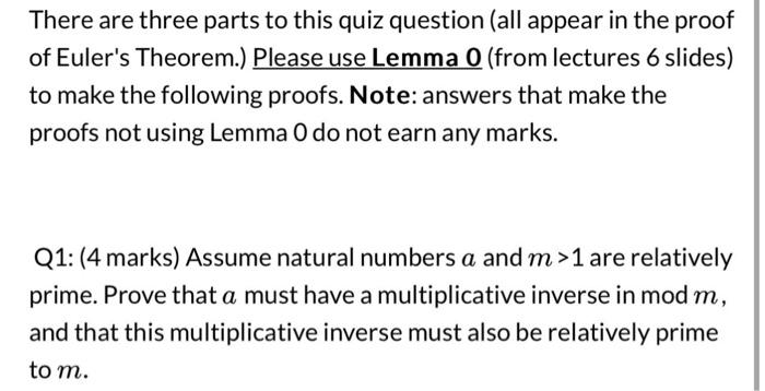 Solved There are three parts to this quiz question (all | Chegg.com
