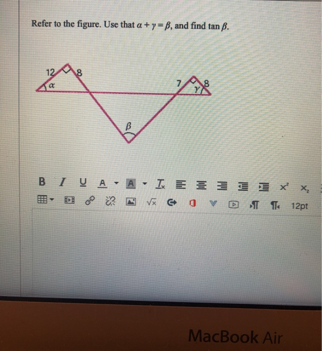 Solved Refer To The Figure Use That A Y B And Find Chegg Com