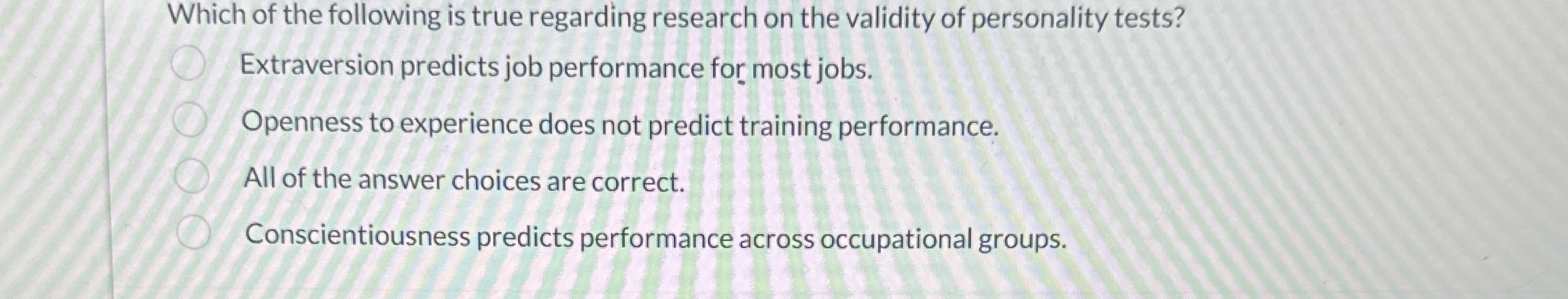Solved Which of the following is true regarding research on | Chegg.com