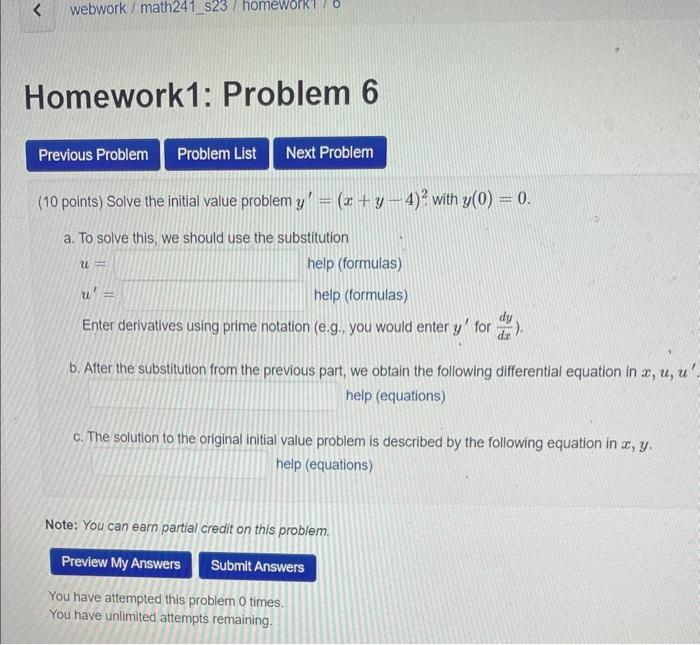 Solved (10 points) Solve the initial value problem | Chegg.com