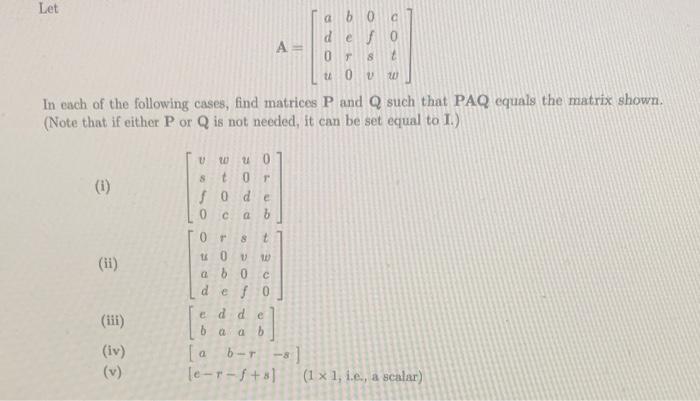 Solved Can someone please help me with question (iV) and | Chegg.com