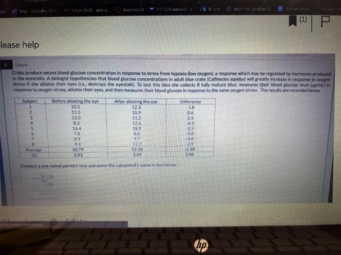 Solved under the equation for one tailed t test, where did | Chegg.com