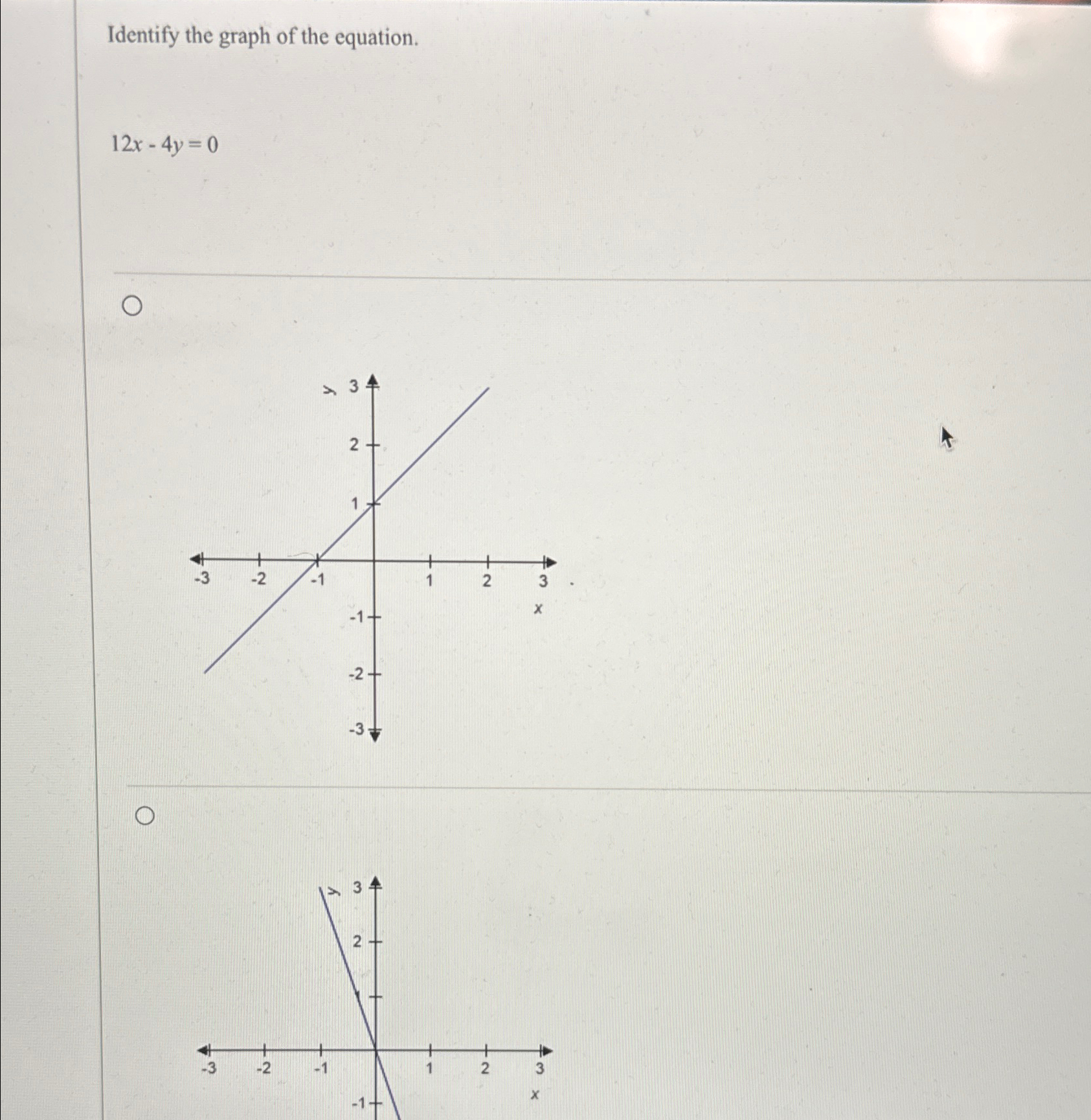 3x 4y 12 0 graph