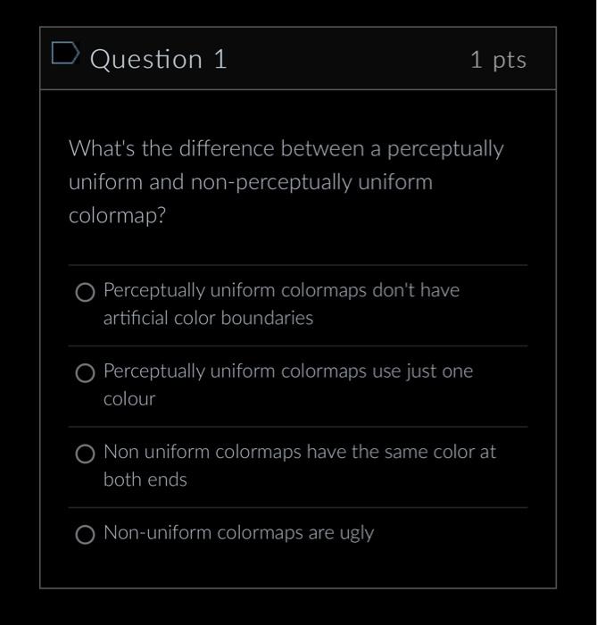 Solved Question 1 1 pts What's the difference between a | Chegg.com