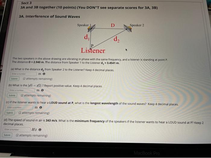 Solved Sect 3 3A and 3B together (10 points) (You DON"T see | Chegg.com