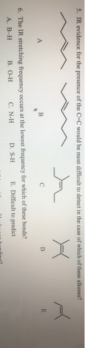 Solved 20. Which of the following molecules most likely | Chegg.com