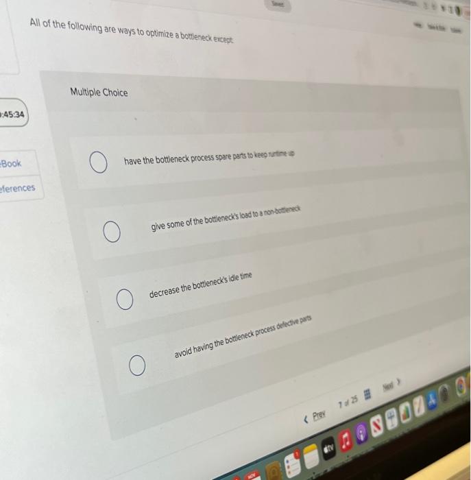 Solved All of the following are ways to optimize a | Chegg.com