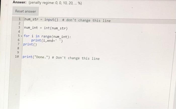 Solved Use python language Fix the following program to | Chegg.com