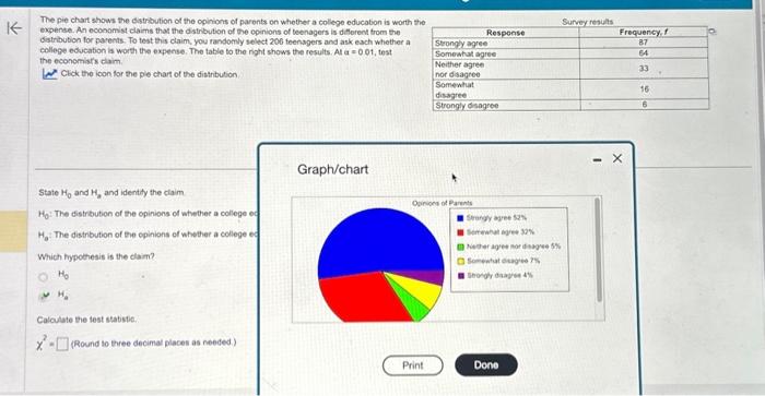 Solved The pie chart shows the distribution of the cpinions | Chegg.com