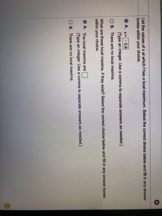Solved x im. Select the correct Ate answers as needed 5 at | Chegg.com