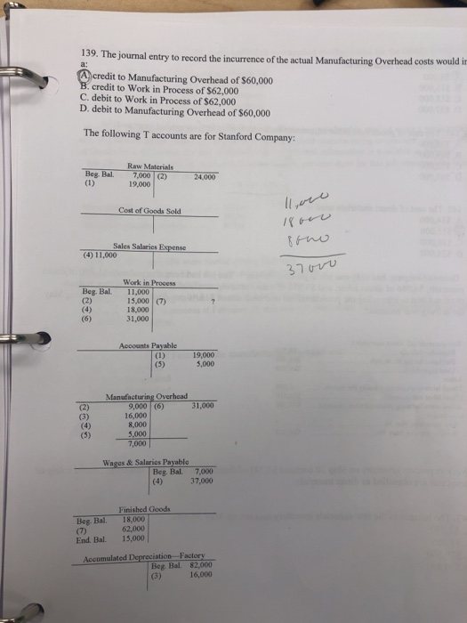 Solved questions 140, 141, and 142 are related to the | Chegg.com