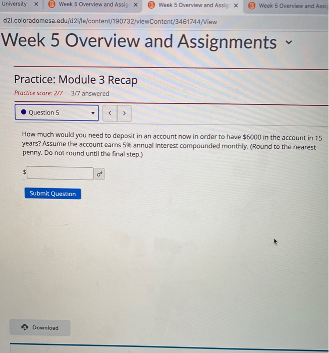 Solved Practice: Module 3 Recap Practice score: 277 3/7 | Chegg.com