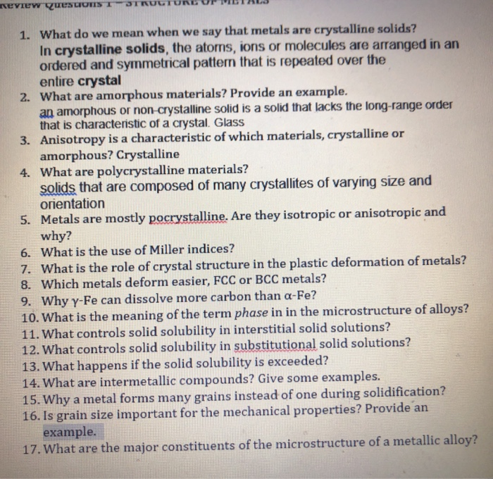 Solved LLe LSIonsanzMaIAa 1. What do we mean when we say | Chegg.com