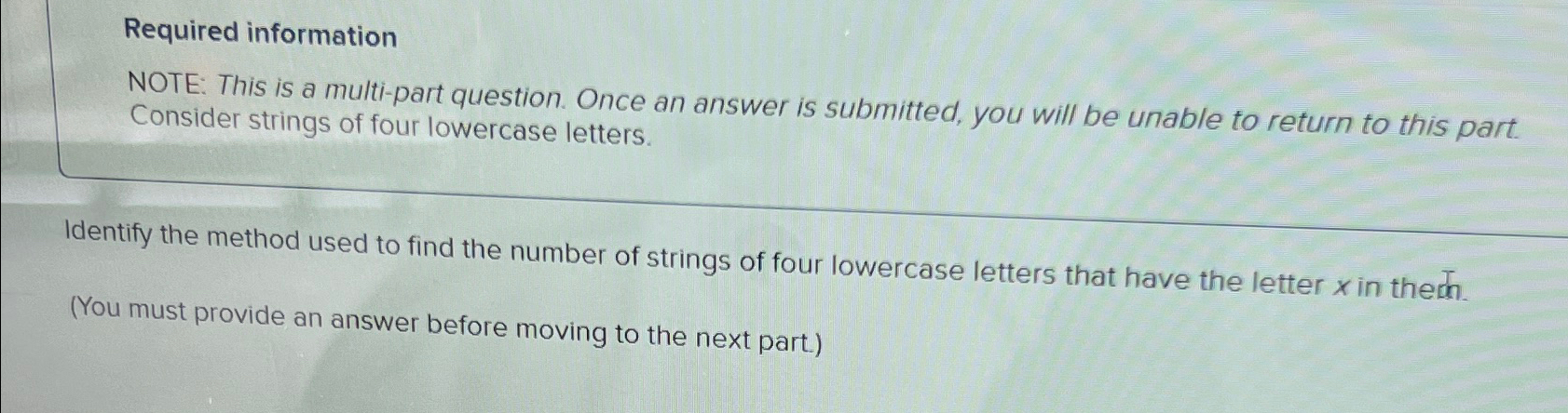 Solved Required InformationNOTE: This Is A Multi-part | Chegg.com