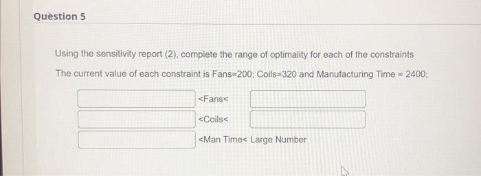 Solved please put the answers in a table as it is in the | Chegg.com