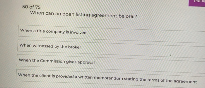 Solved 50 Of 75 When Can An Open Listing Agreement Be Oral Chegg solved-50-of-75-when-can-an-open-listing-agreement-be-oral-chegg