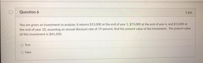 Solved > Question 3 1 pts Which of the following is true | Chegg.com