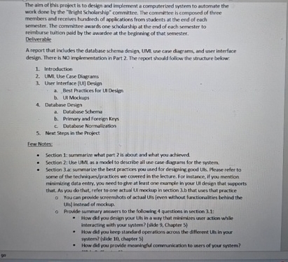 Solved by an EXPERT The aim of this project is to design and implement ...
