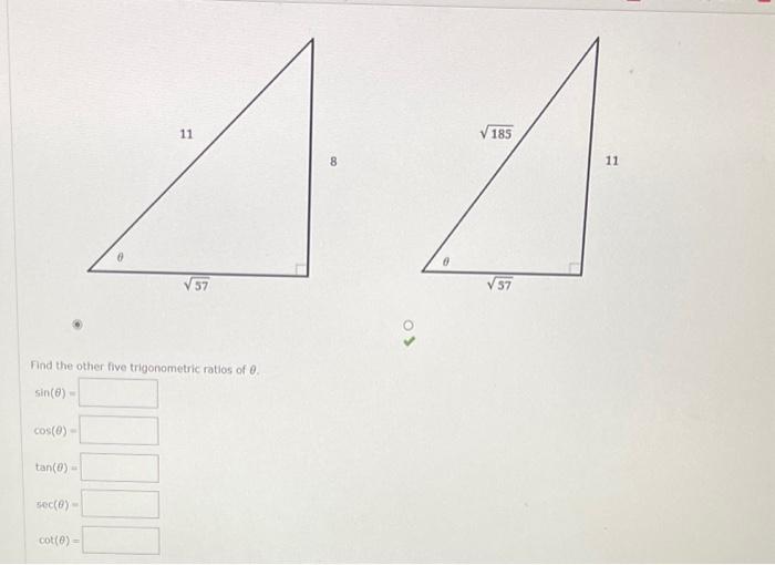 [solved]: Find The Other Five Trigonometric Ratios Of . Sin