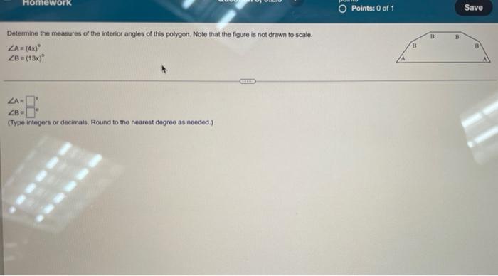 Solved Determine the measures of the interior angles of this | Chegg.com