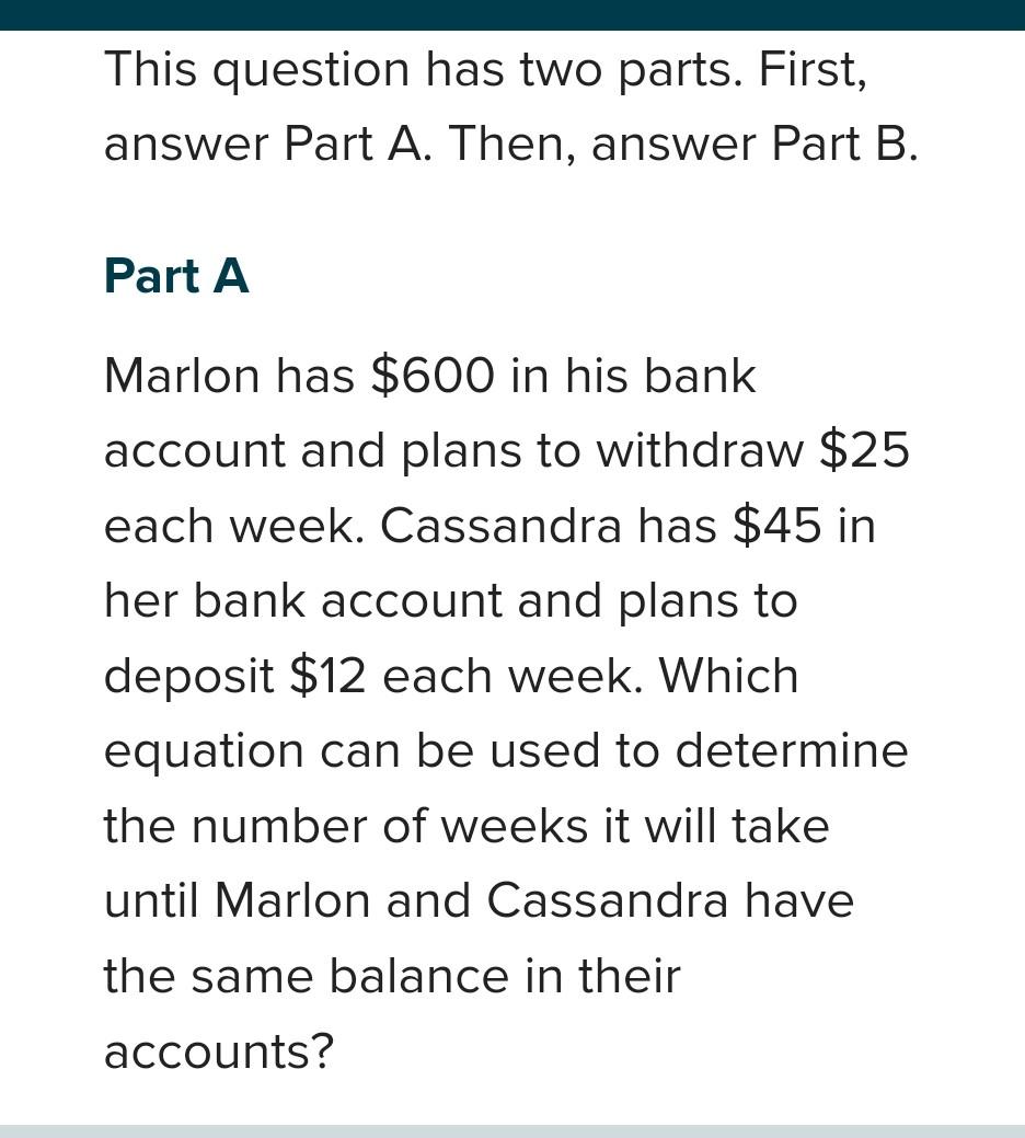 Solved This Question Has Two Parts First Answer Part A 1261