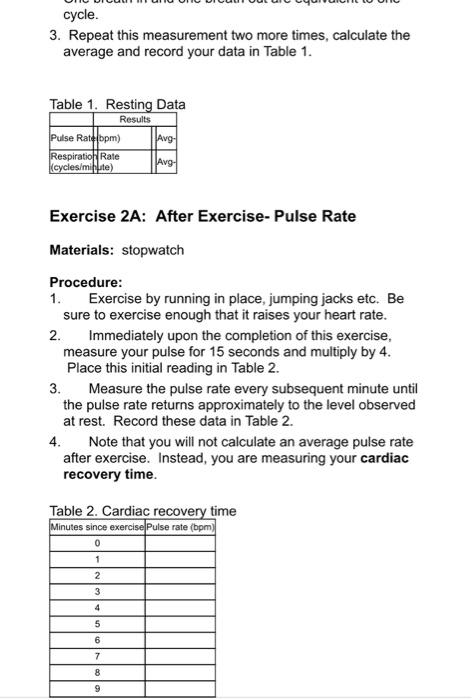 Solved You Can Use Your Own Bmi And Heart Rate Because Th