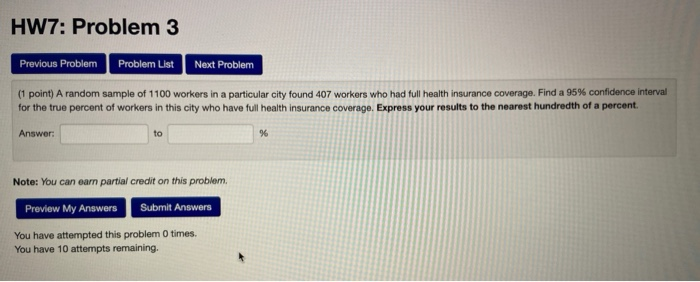 Solved HW7: Problem 3 Previous Problem Problem List Next | Chegg.com