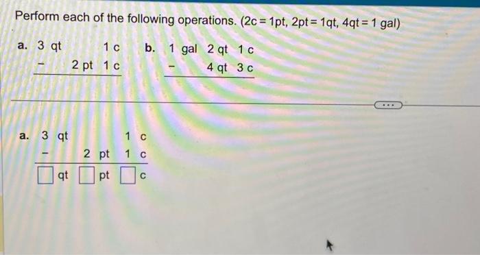 Solved Perform each of the following operations. | Chegg.com