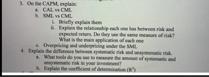 what is the difference between sml and cml
